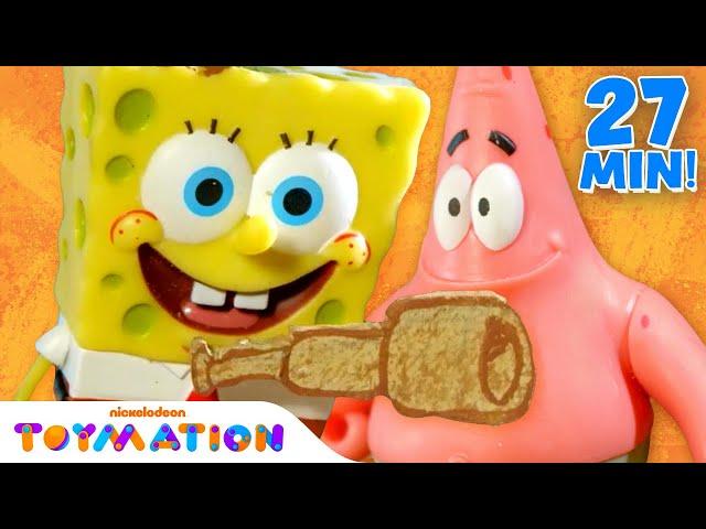 Top 8 SpongeBob Toy Adventures Compilation! | Toymation