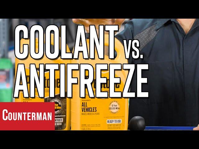 Coolant vs. Antifreeze