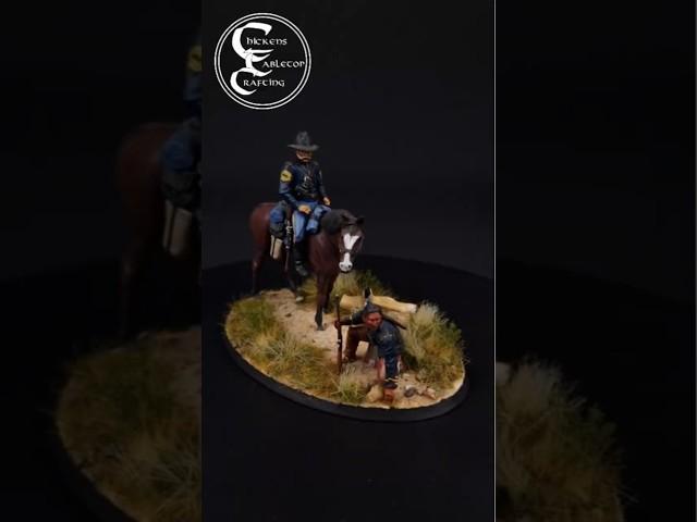 1:35 Base with #krautcover mix "Riverbed" #terraincrafting #miniature #miniatureterrain #tutorial