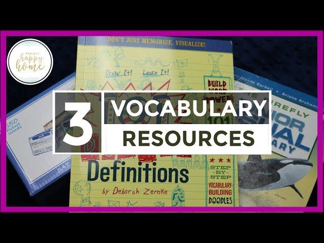 Vocabulary Resources for Homeschool || 3rd Grade