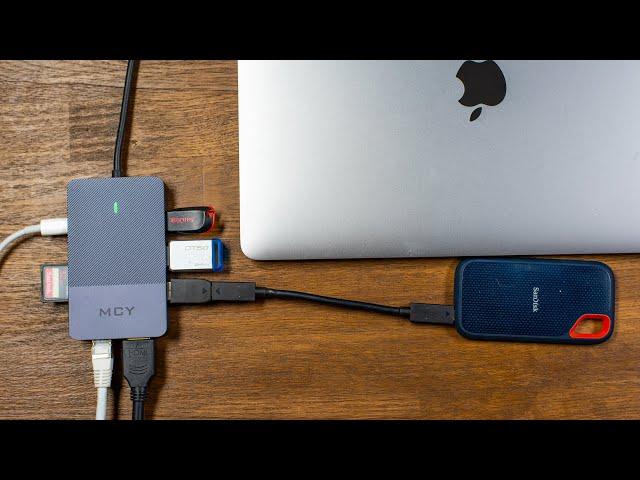 MCY 8-in-1 USB C Hub Universal Docking Station On Budget For MAC And PC