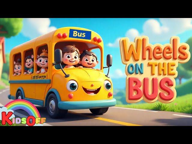Wheels on the Bus l Bus Songs l NewBorn Baby songs l @KidsOffzz Nursery Rhymes & Kids Songs