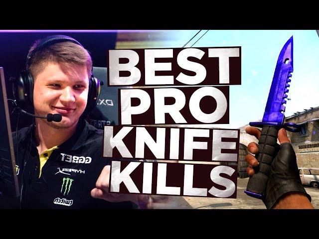 CS:GO - BEST PRO KNIFE KILLS ft. s1mple, stewie2k, JW&MORE!