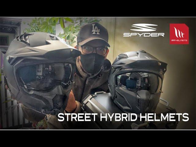 STREET HYBRID HELMET | MT Streetfighter vs Spyder CORE helmet comparison