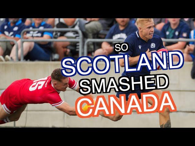 So Scotland smashed Canada... | Match Report & Discussion