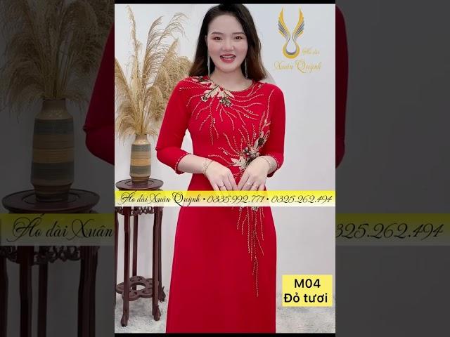 Livestream 3 Áo Dài Sui Gia Dự Tiệc Sang Trọng Quý Phái M04, M12, M13 | Áo Dài Xuân Quỳnh