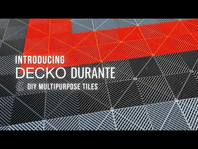 The Ultimate Garage Flooring | Decko Durante Garage Tiles