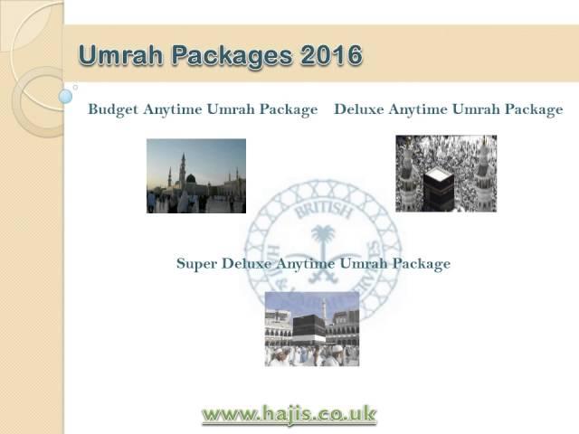 Hajj and Umrah Packages 2016