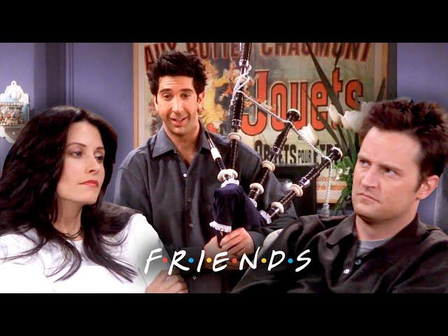 Ross Gives the Gift of Bagpipes | Friends