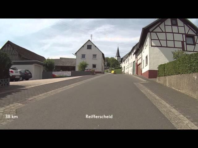 Eifel, bike route: Tondorf, Insul, Wershofen; 65,6 km, 1111 m