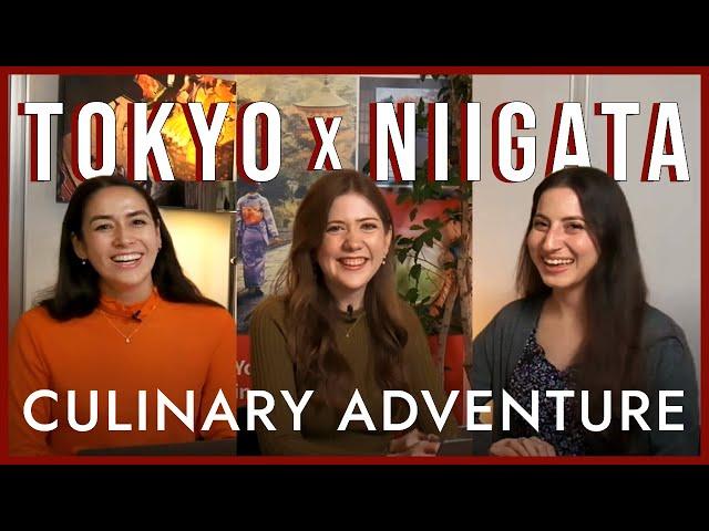 Trying Japan's TOP Eats from Tokyo & Niigata — JT & Friends