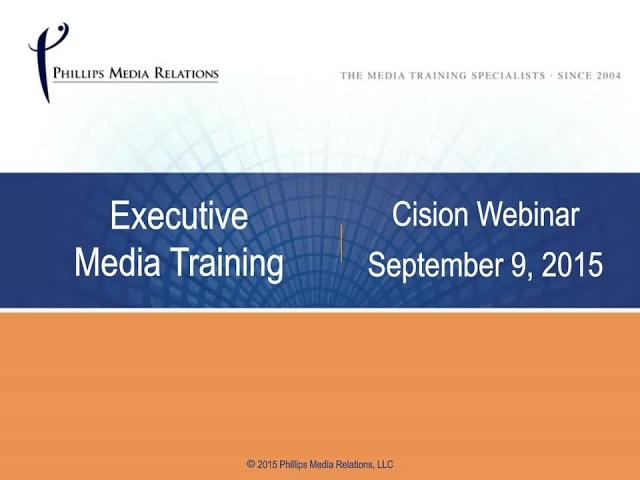 Media Training: How to Prep Execs for the Big Interview