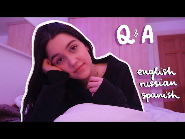 q&a in russian, spanish and english