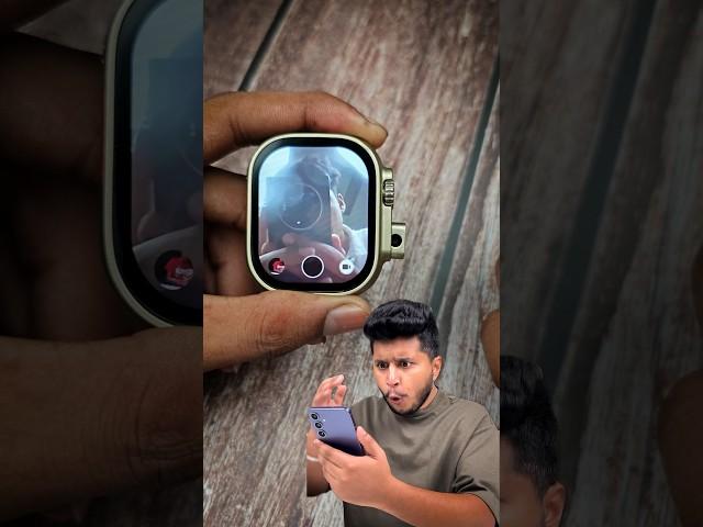 Apple Watch Ultra With SPY Camera  #shorts