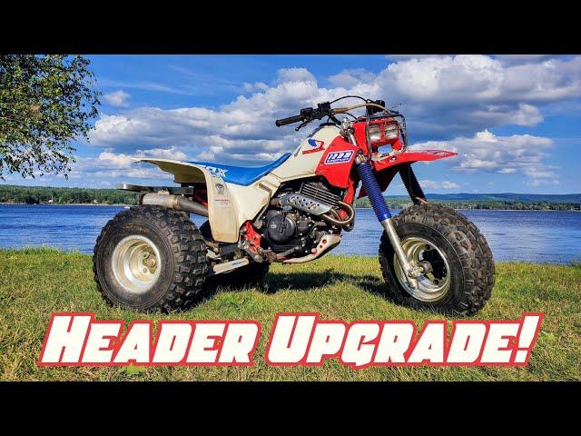 1985 Honda ATC 350X - Performance Header Upgrade!!