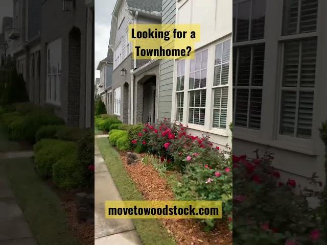 Townhomes in Woodstock GA