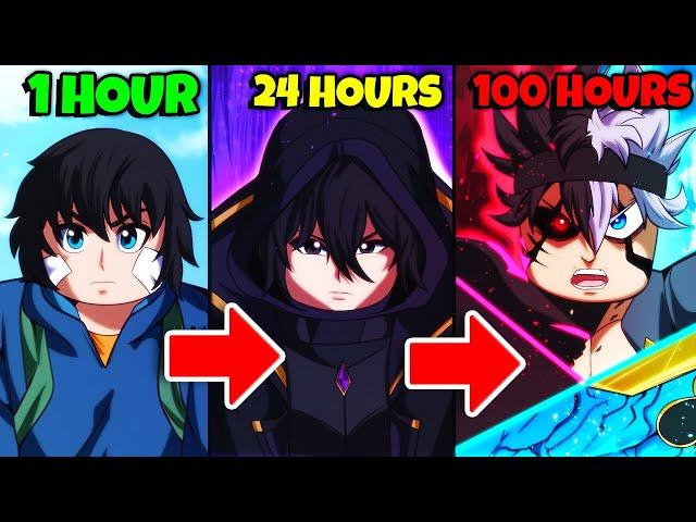 I Spent 100 HOURS Becoming OVERPOWERED in Roblox Anime Dimensions