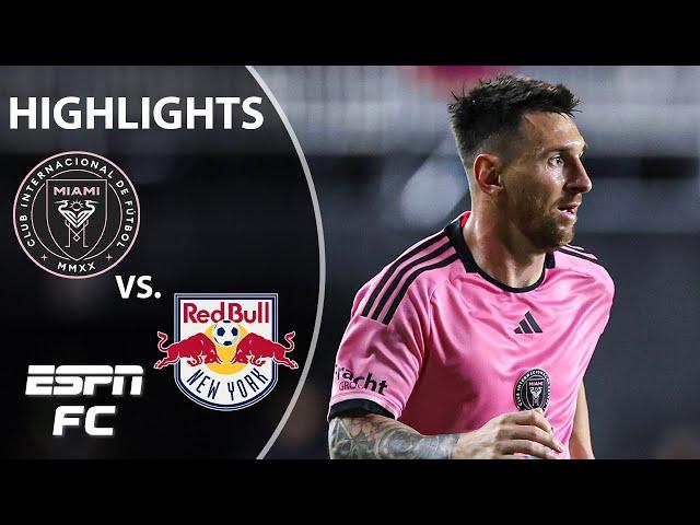 MESSI MAKES HISTORY  Inter Miami vs. New York Red Bulls | MLS Highlights