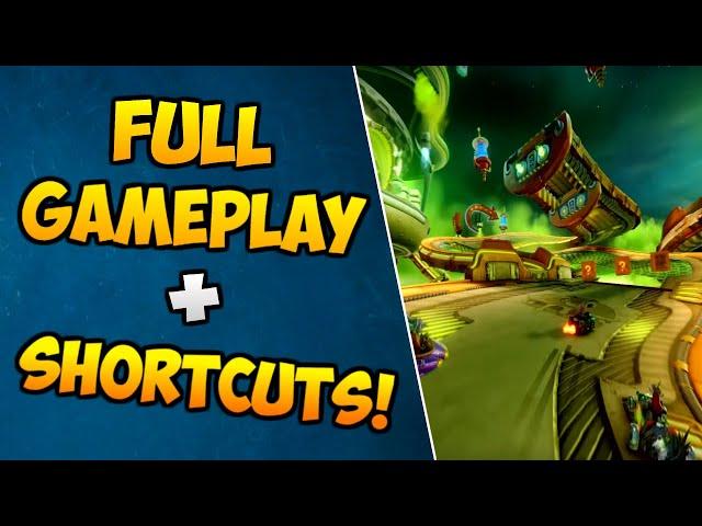 Drive-Thru Danger - BEATING Velo & Oxide Ghost (Shortcuts) | CTR Nitro Fueled - Gasmoxia Grand Prix