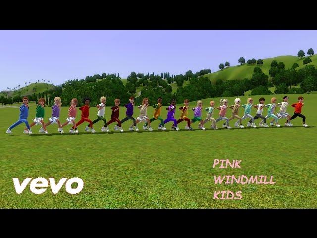 Sims 3 Music Video - Pink Windmill Kids: Joy To The World