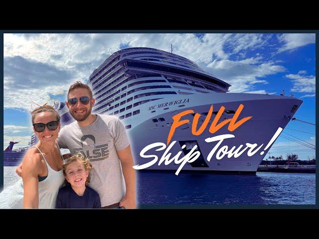MSC Meraviglia FULL Ship Tour 2024 w/commentary!