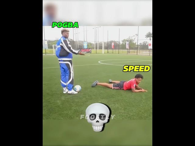 Speed vs Footballers + Pogba