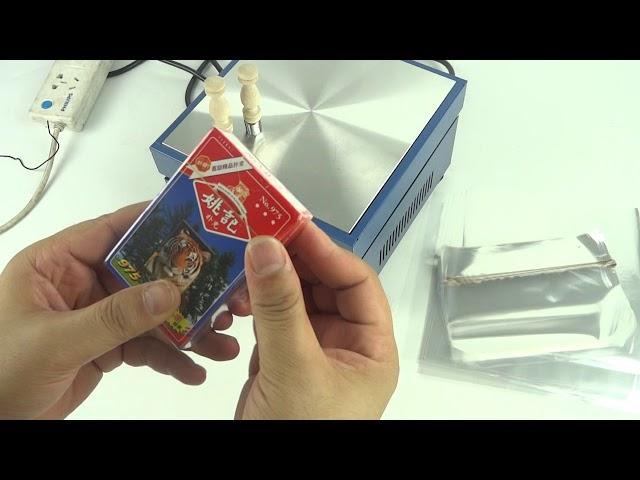 Cellophane Wrapping Machine Cigarettes,Poker Box Blister BOPP Film Wrapper 110V/220V