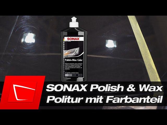 SONAX Polish & Wax Color schwarz im Test - Politur mit Farbanteil - Kratzer entfernen und überdecken