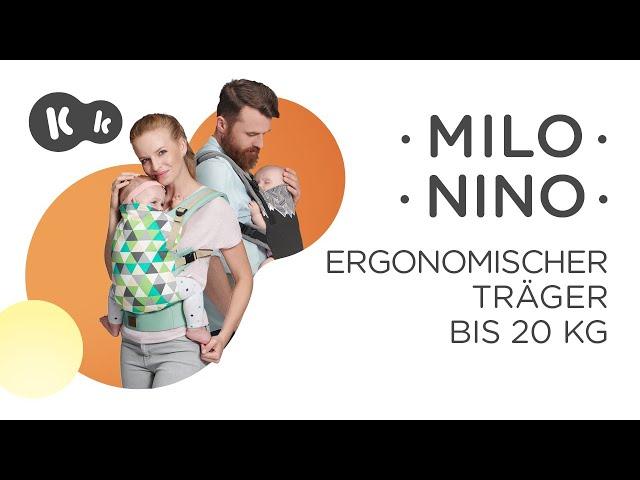 Ergonomische Babytrage MILO/NINO bis 20 kg von Kinderkraft