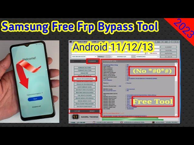 Samsung Frp Tool Free 2023 | All Samsung Android 13 12 11 Frp Bypass New Mothed (No *#0*#)