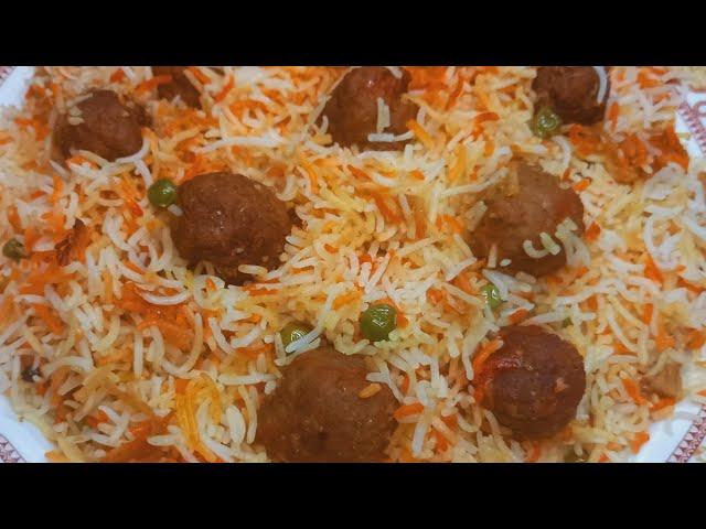 Lucknowi style Matar kofta biryani/Matar kofti ka Pulao/लखनवी स्टाइल मटर कोफ्ता बिरयानी/کوفتہ بریانی