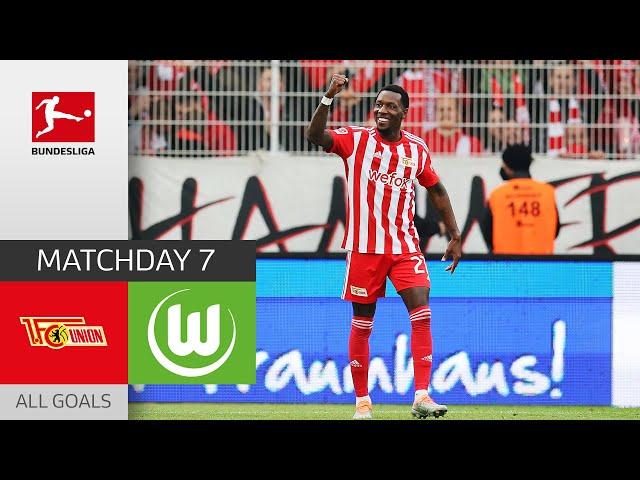 Berlin Defends 1st Place! | Union Berlin - VfL Wolfsburg 2:0 | All Goals | MD 7 – Bundesliga 2022/23