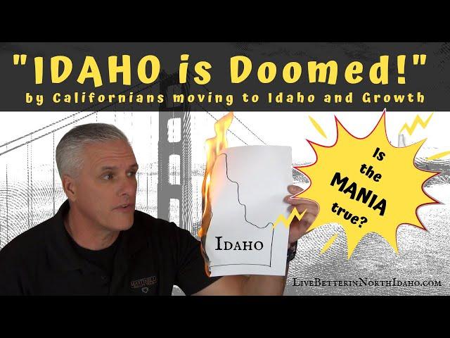 The Mania over Californians moving to Idaho and Population Growth