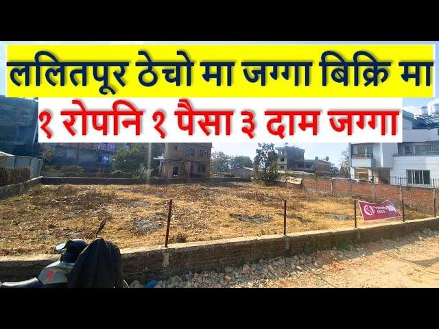 ललितपुर ठेचो मा जग्गा बिक्रि मा आयो  A best land on sale in thecho lalitpur nepal @gharjaggabank