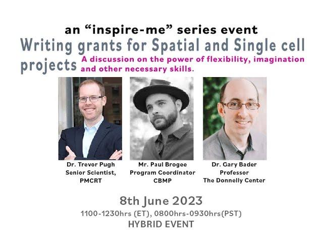 Writing grants for Spatial and Single Cell Projects