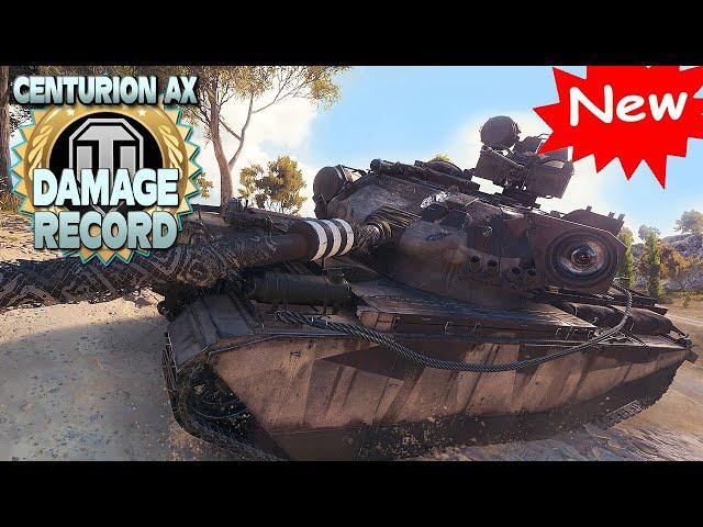 New "Centurion AX" damage world record to beat - World of Tanks