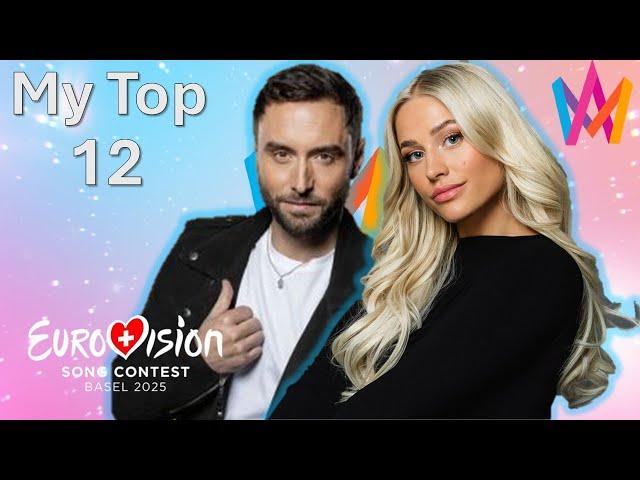  Melodifestivalen 2025 FINAL | My Top 12 | Sweden | Eurovision | National Selection