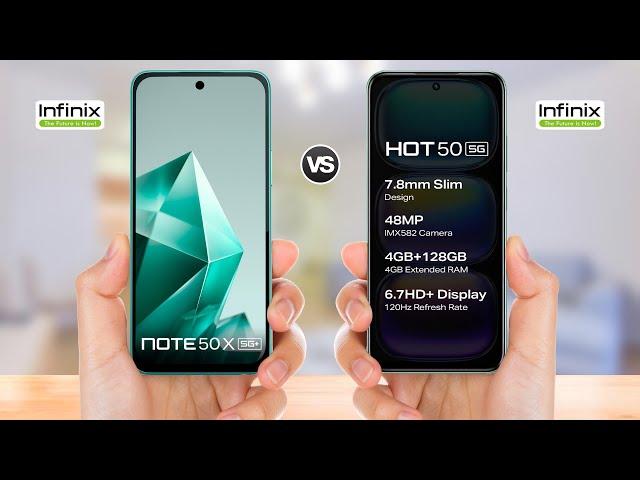 Infinix Note 50x 5g vs Infinix Hot 50 5g || Full Comparison