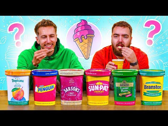 TRYING THE WEIRDEST ICE CREAMS IN THE WORLD!