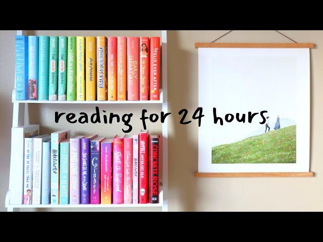 Reading 7 books in 24 Hours | "24 in 48" Readathon Vlog