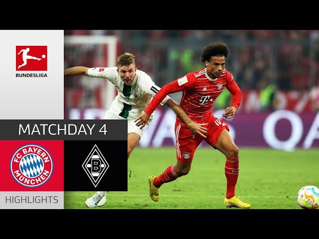 FC Bayern München - Borussia M'gladbach 1-1 | Highlights | Matchday 4 – Bundesliga 202