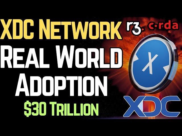XDC gets REAL WORLD ADOPTION ($30 Trillion Tokenization)