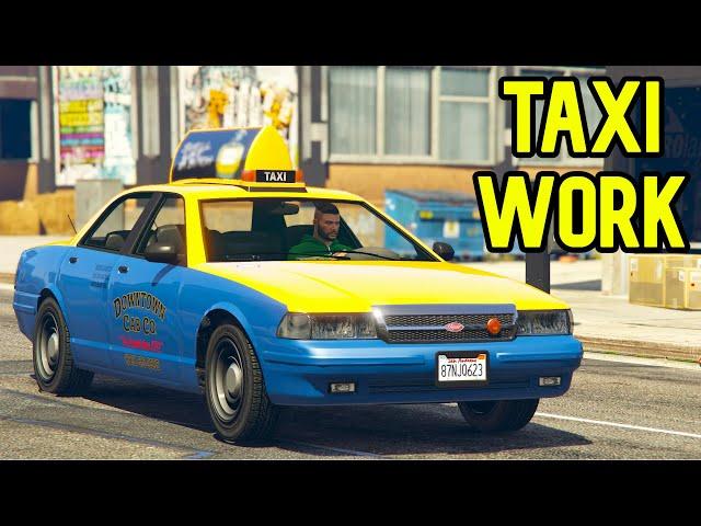 Gta 5 Taxi Work - How to start Taxi Business in Gta Online