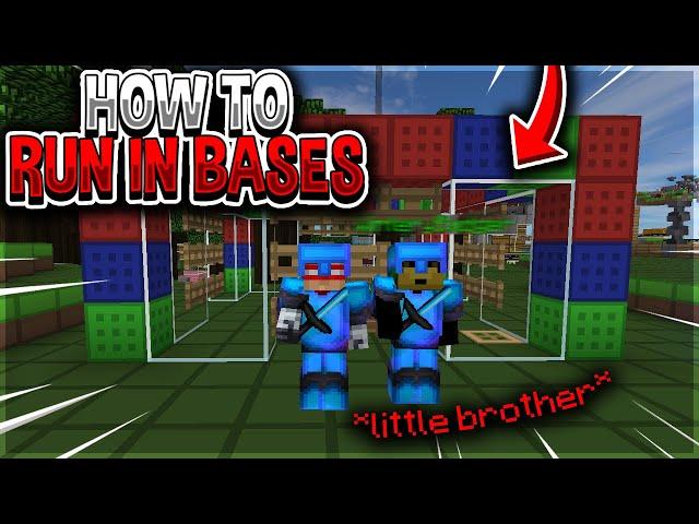 teaching my little brother how to run in bases... | Minecraft HCF