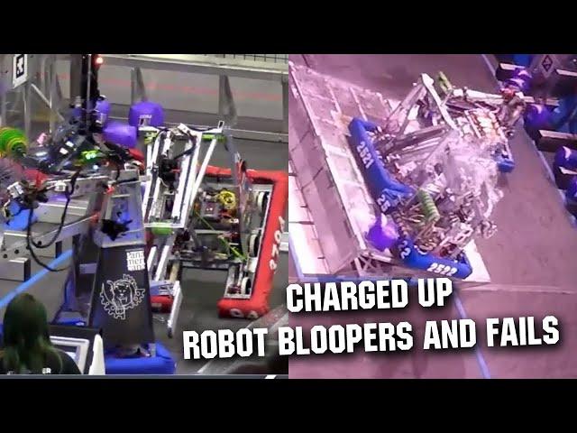 Charged Up Robot Bloopers and Fails Compilation