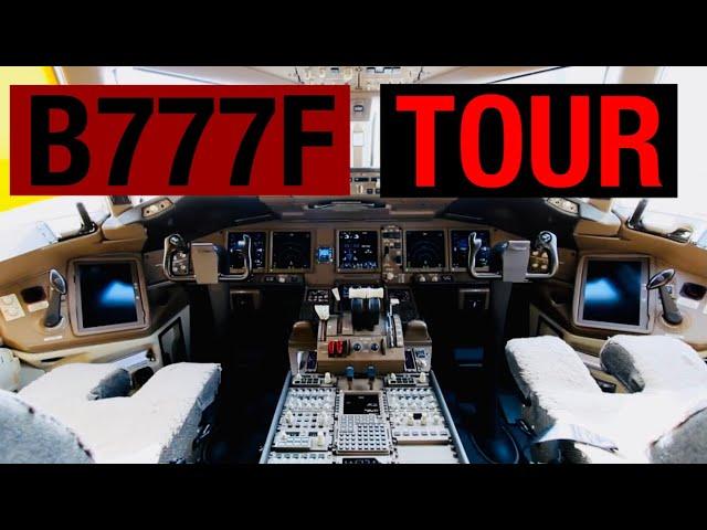 Tour Inside The B777F Cargo Plane