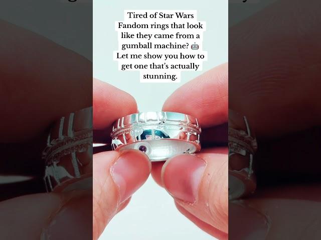 #starwarswedding #starwarsring #starwarscosplay #Nerdymen #nerdforge #nontraditionalring