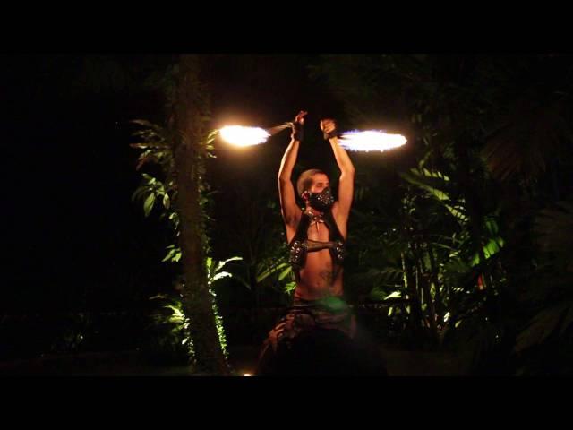 Pyrodanza presents: Narya Elda fire poi live performance