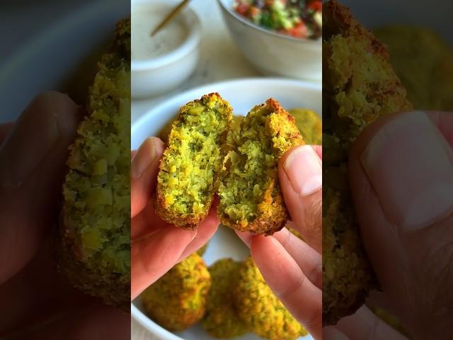 STOP DEEP FRYING YOUR FALAFEL and make my vegan air fryer / baked falafel! Gluten-free, quick soak!