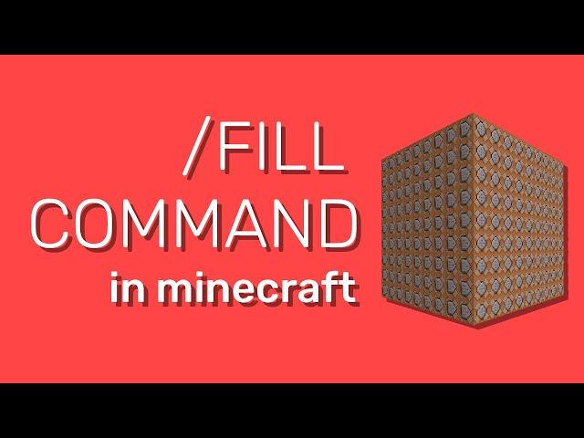 Minecraft Fill Command 1.18: How to Build FAST [Tutorial]